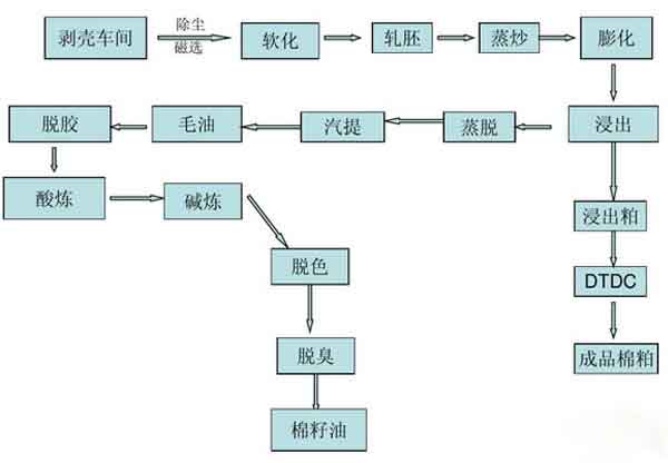 棉籽油精煉設(shè)備流程